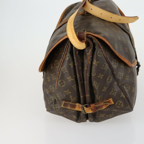 Authentic LOUIS VUITTON Monogram Saumur 35 Shoulder Bag M42254 LV - Picture 11 of 16